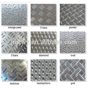 Placa de xadrez de alumínio de alto valor Jinzhao 1100 3003 5052